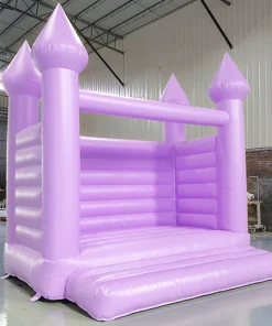 Purple Wedding Inflatable Bounce House - Durable, Elegant, with Global Shipping & 2-Year Warranty